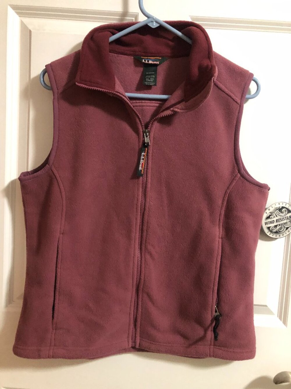LL Bean Polartec Wind Resistant Fleece Vest - Women Small - NWT